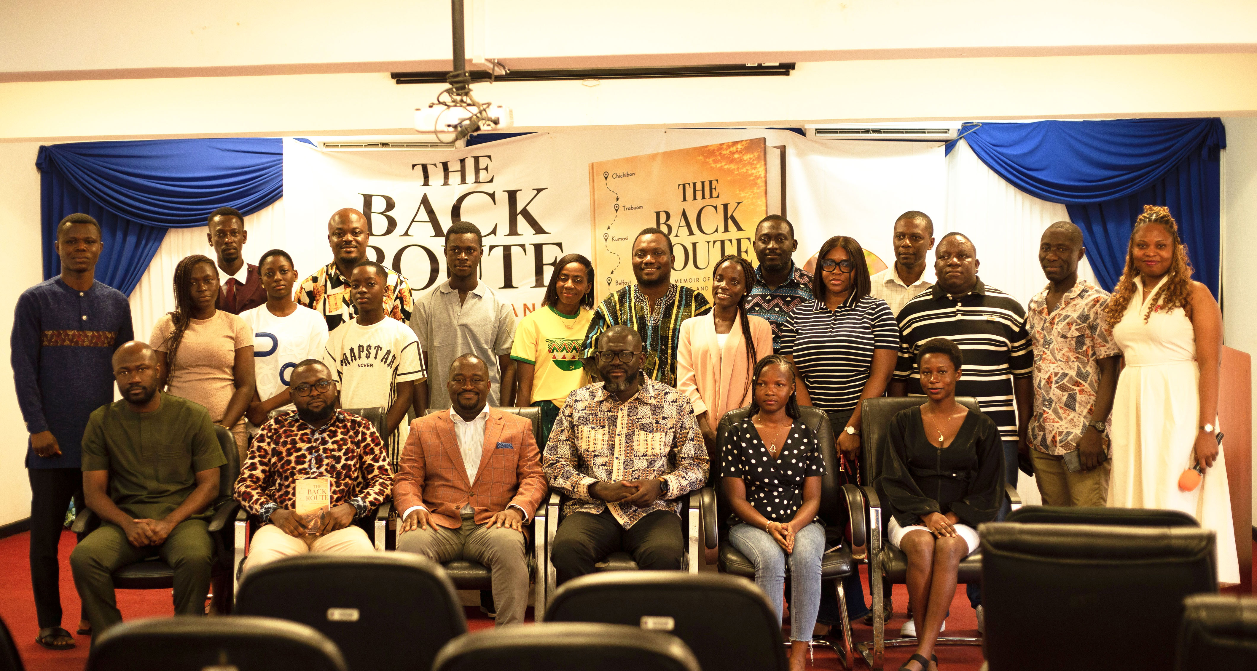 Guests gathered at The Back Route launch in Accra