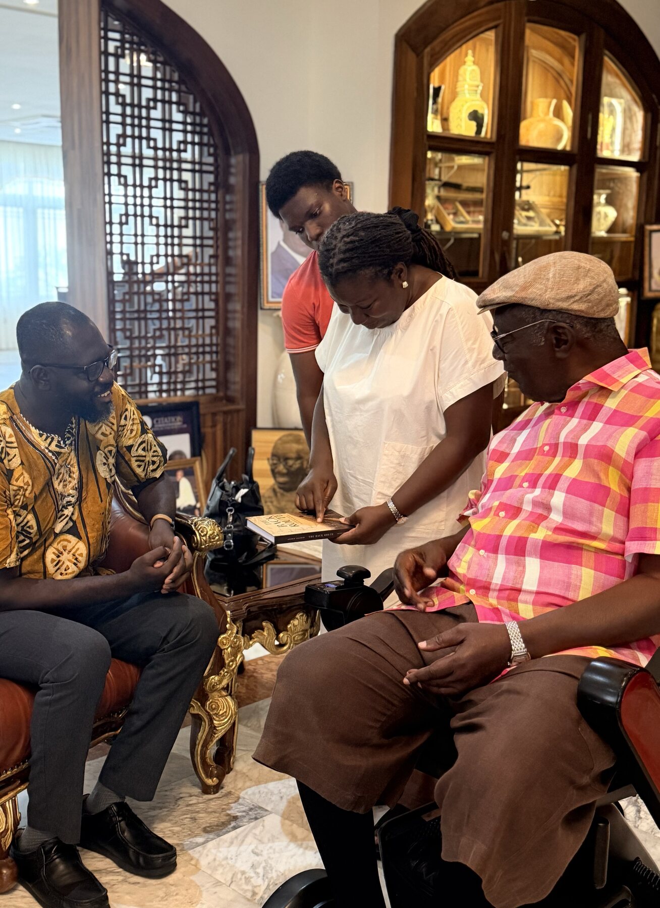 A presentation of The Back Route in Ghana